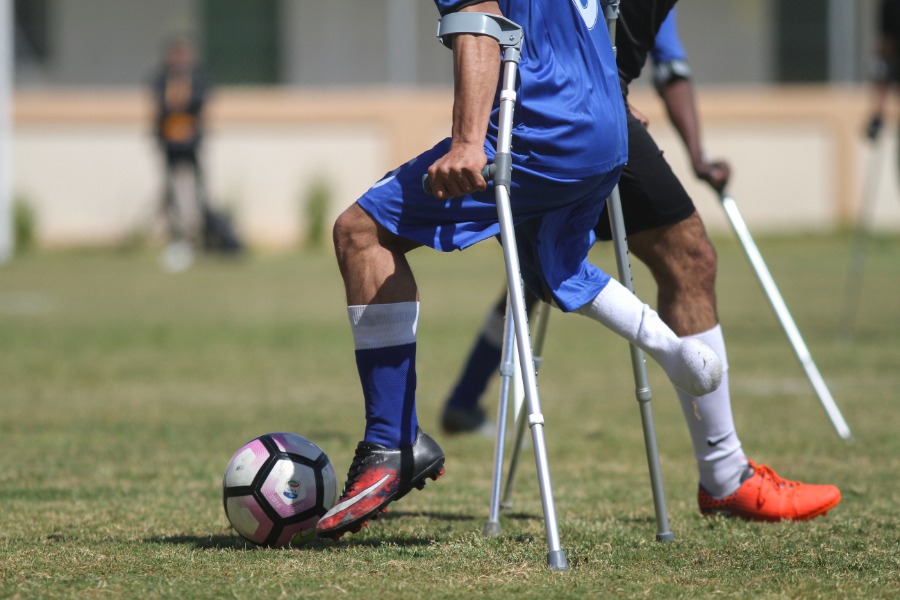 Fußballer in Palästina