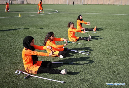 Fußballerinnen in Palästina