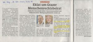 Antisemitismus-Attacke der Kleinen Zeitung 18.2.2020