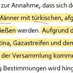 tuerken ausschreiten