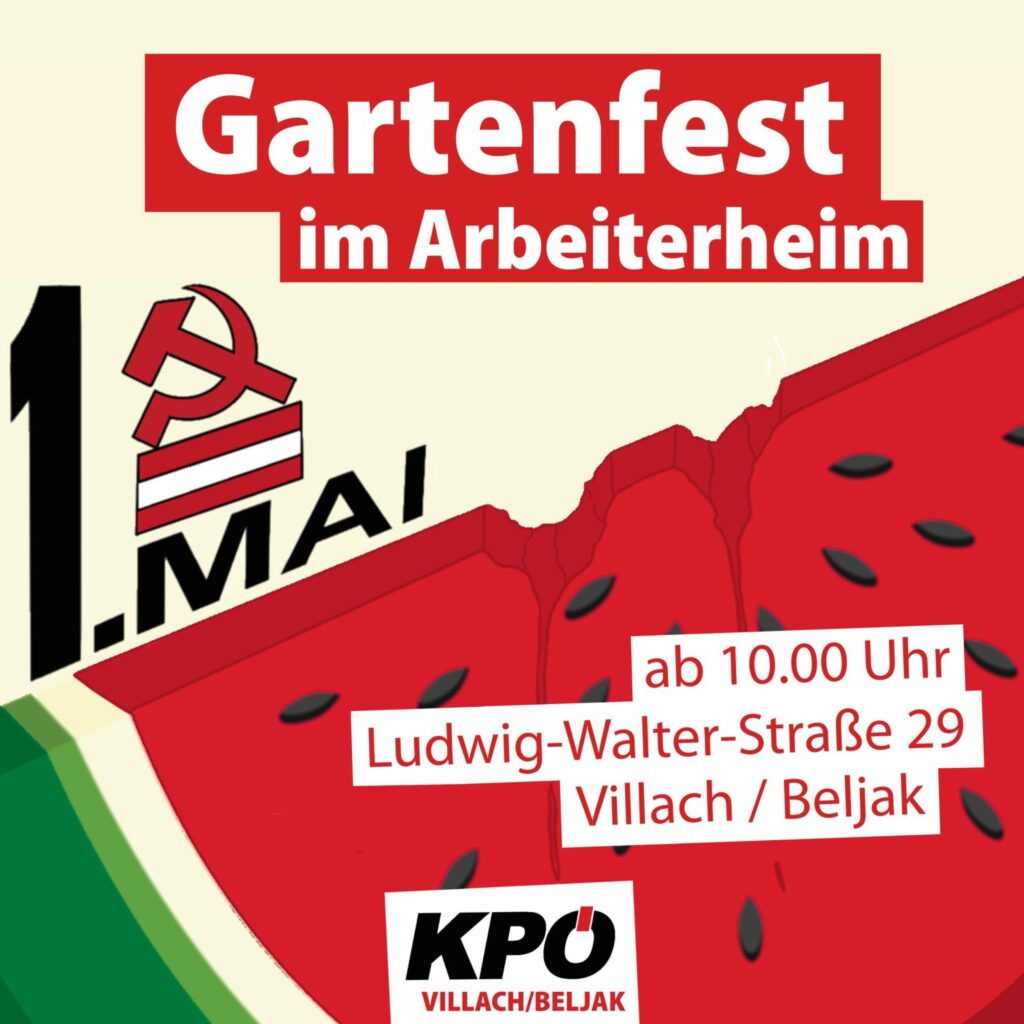 1. Mai für Palästina in Villach