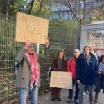 Für Meinungsfreiheit am Vogelweidpark in Wien