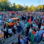 20.000 bei der Großdemo für Sanktionen gegen den Apartheid-Staat in Wien