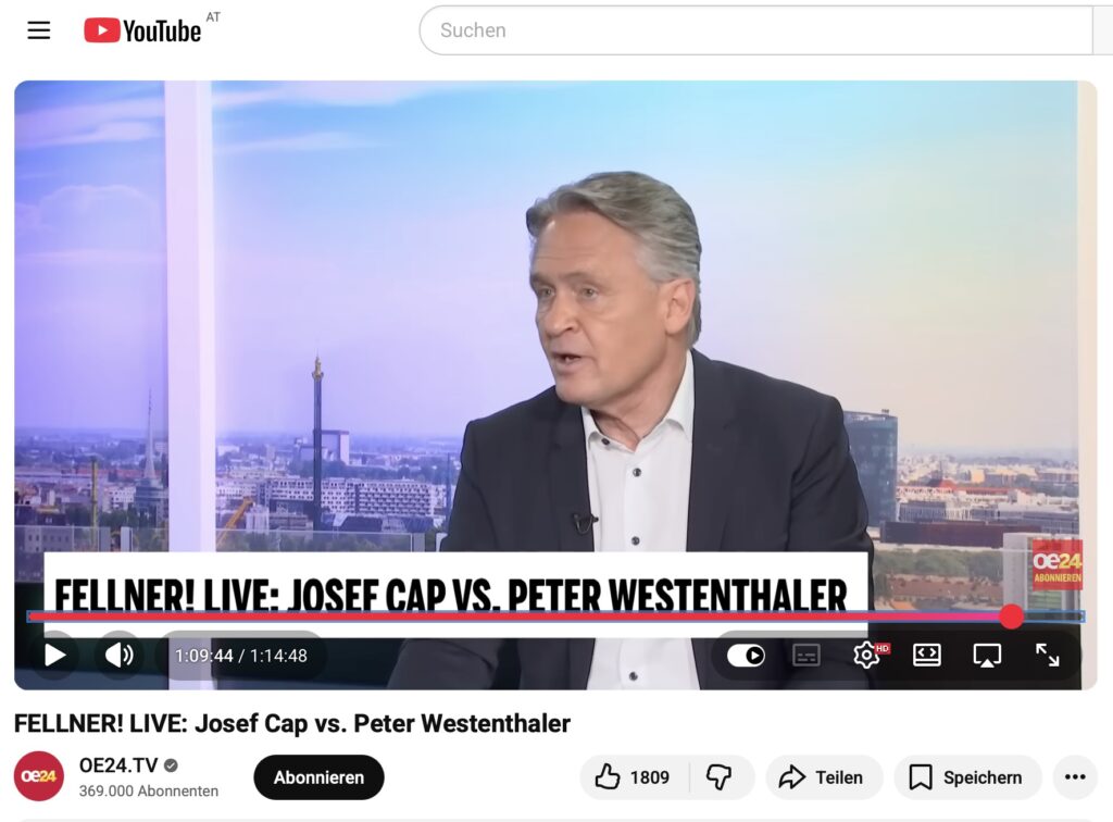 Schluss mit der wirklichen Verhetzung – Strafanzeige gegen Peter Westenthaler