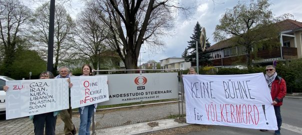 Protest gegen den ORF Steiermark